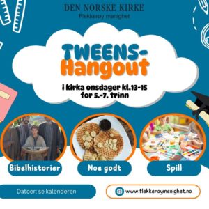 Tweens-hangout plakat